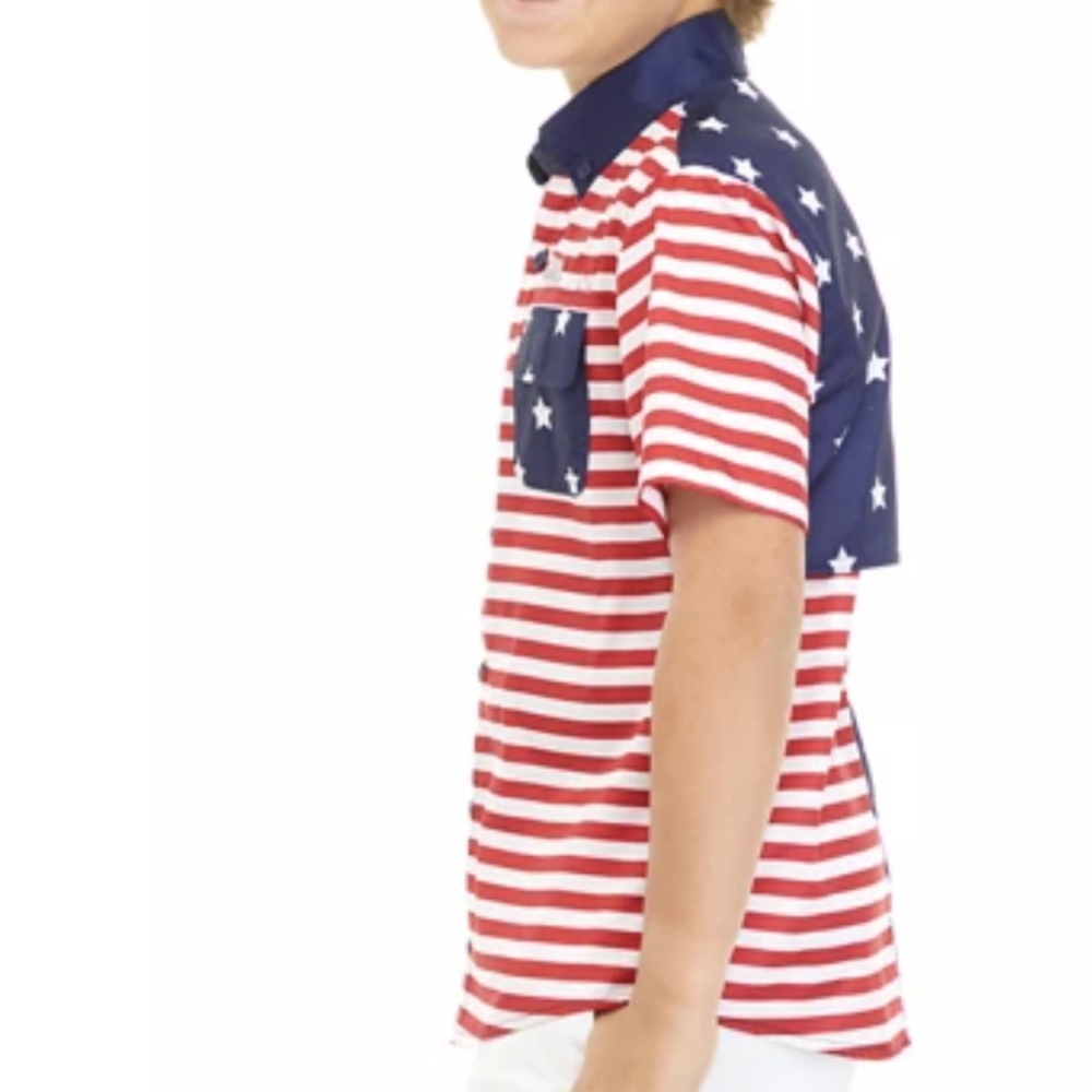 BIG & TALL AMERICAN FISHING SHIRT - Picture 3 of 4